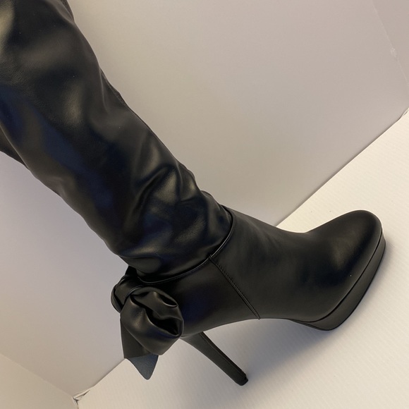 Platform Over The Knee Boots NWT & Box - Picture 8 of 8